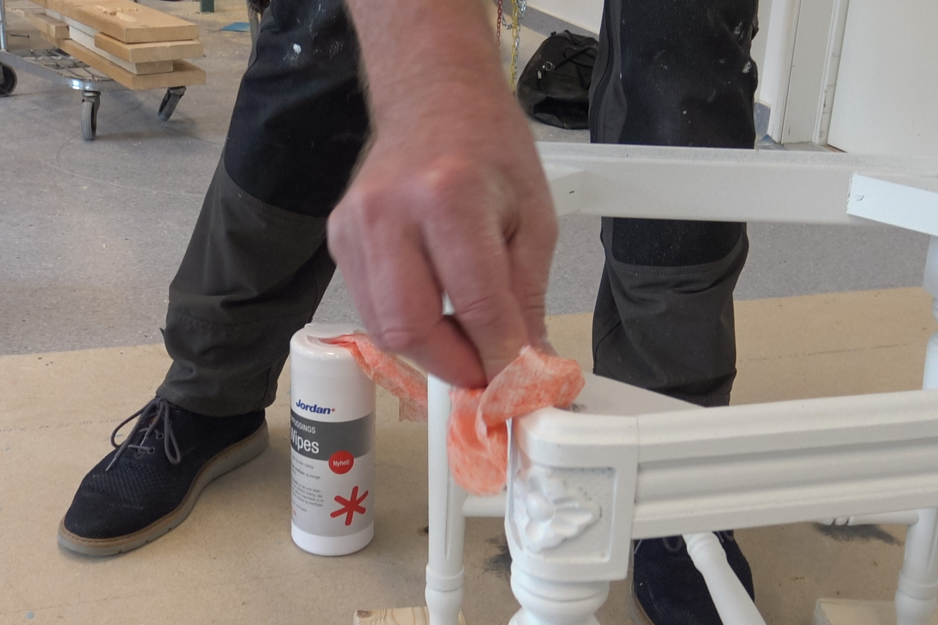 Jordan Wipes, fjern skitt og smuss.