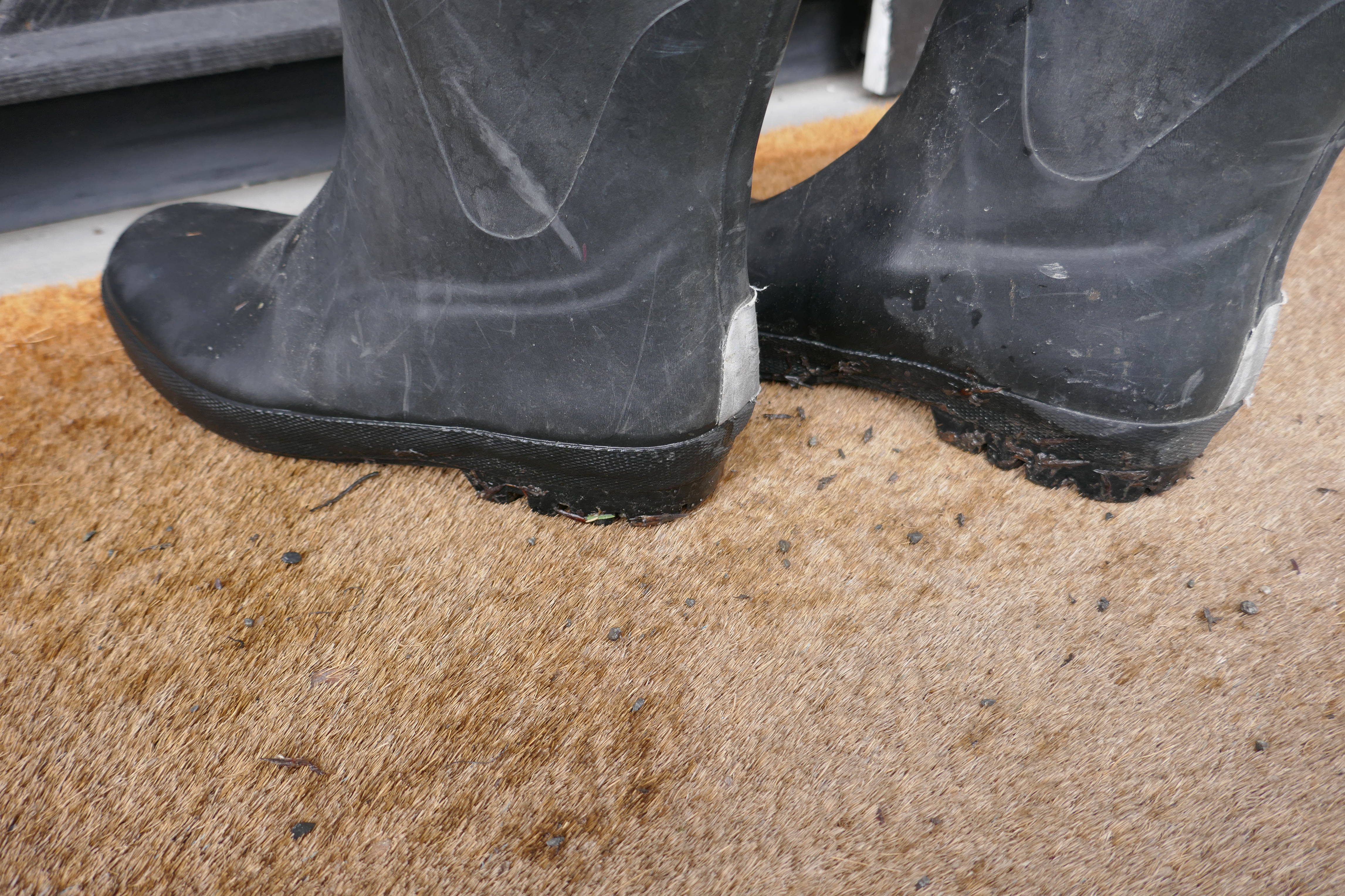 Dørmatte beskytter tregulvet