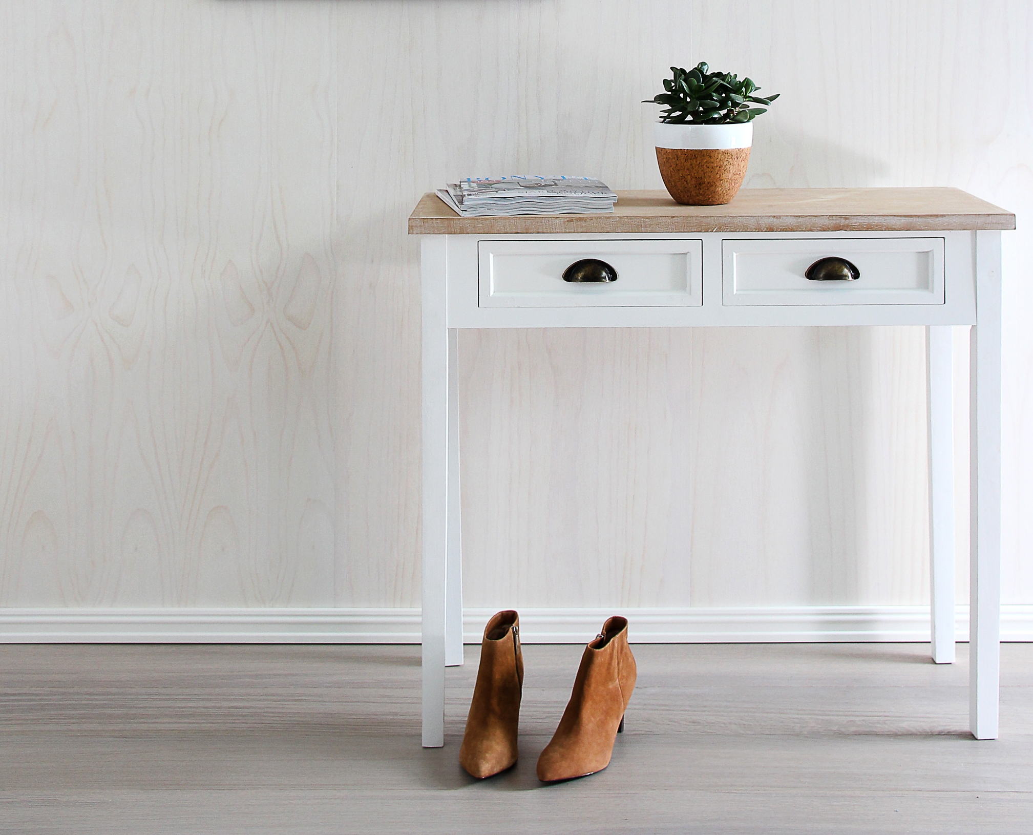 Veggplater i MDF med furufinér