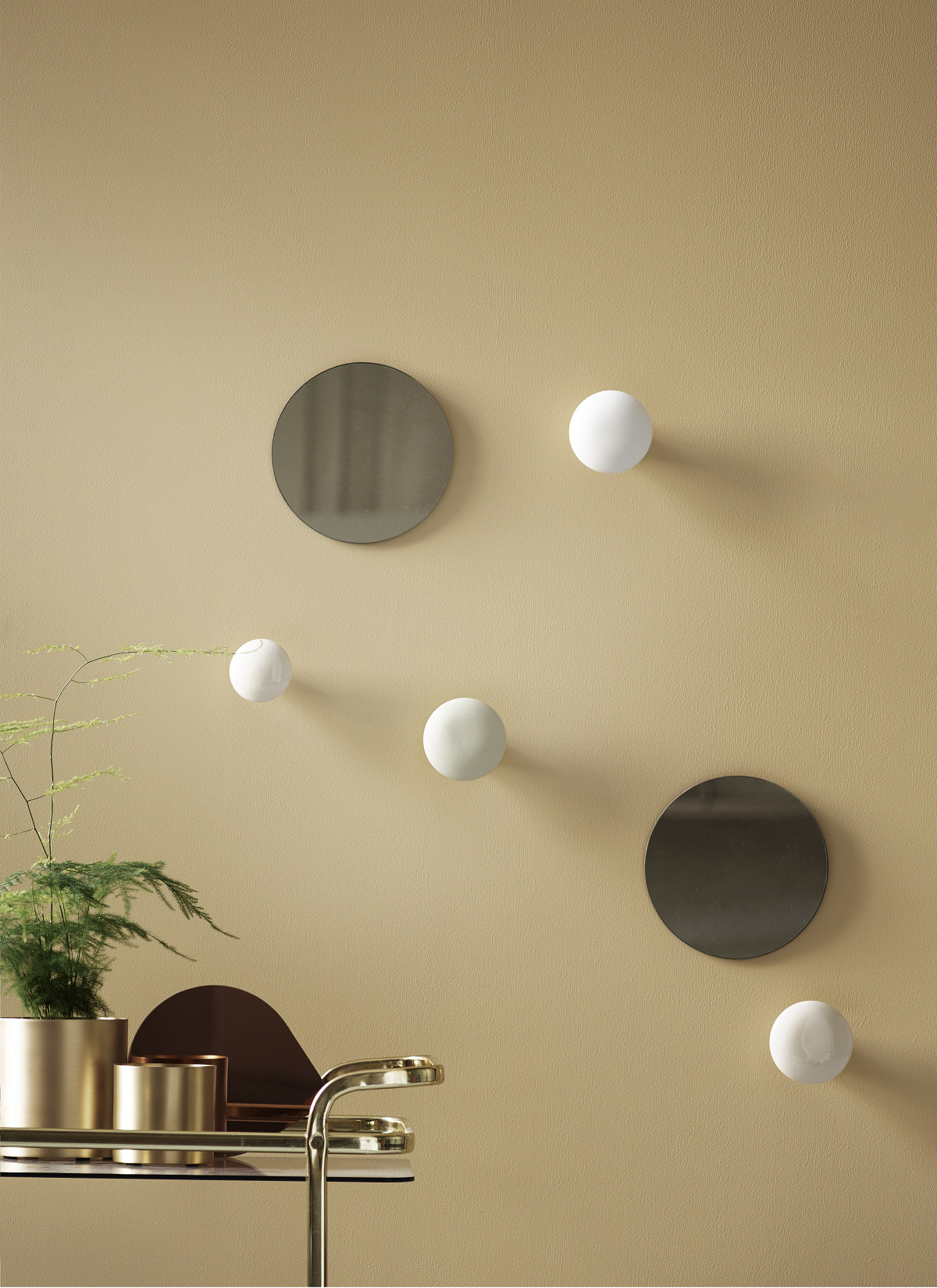 Veggfarger som holder