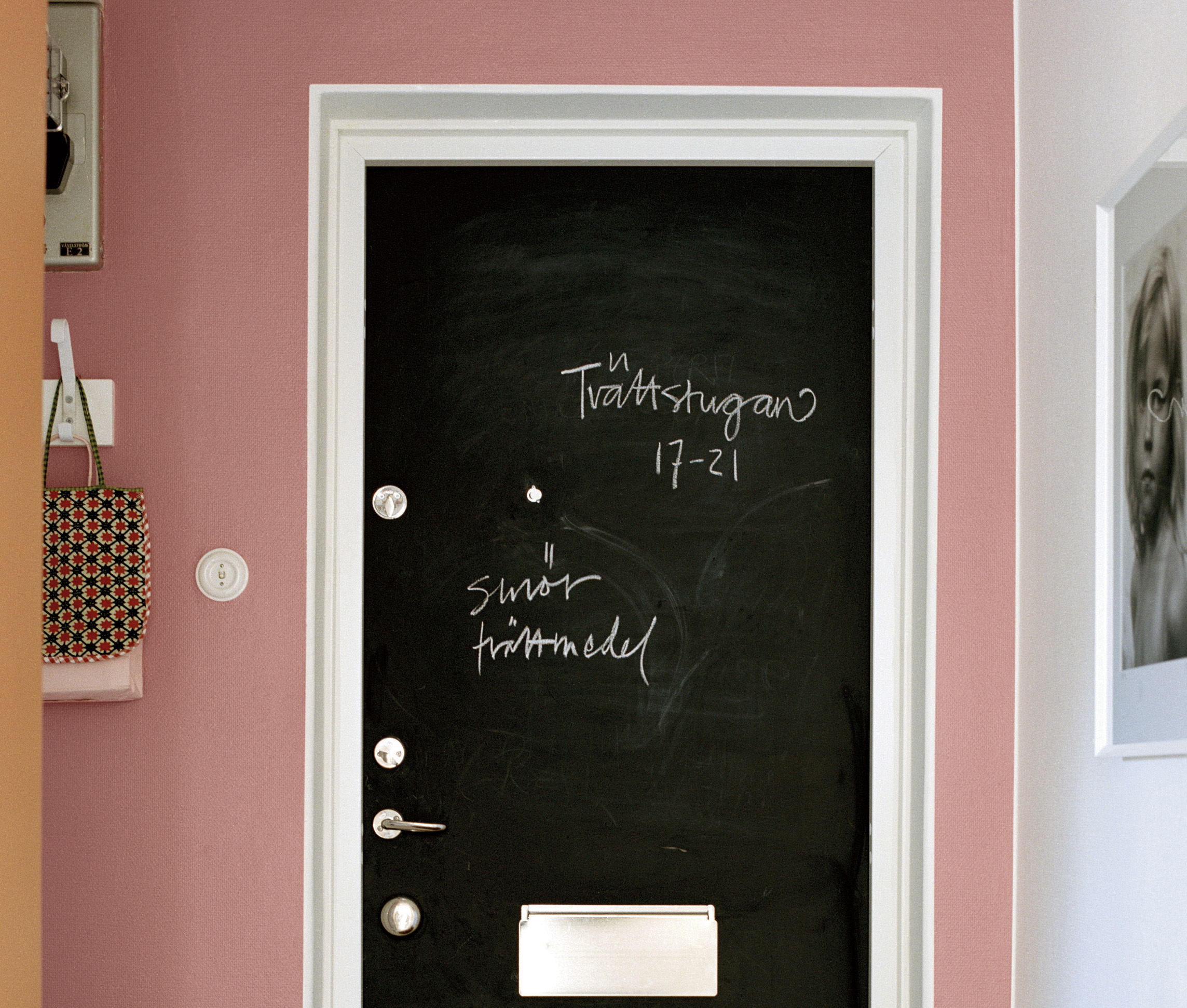 Mal en tavle på veggen!