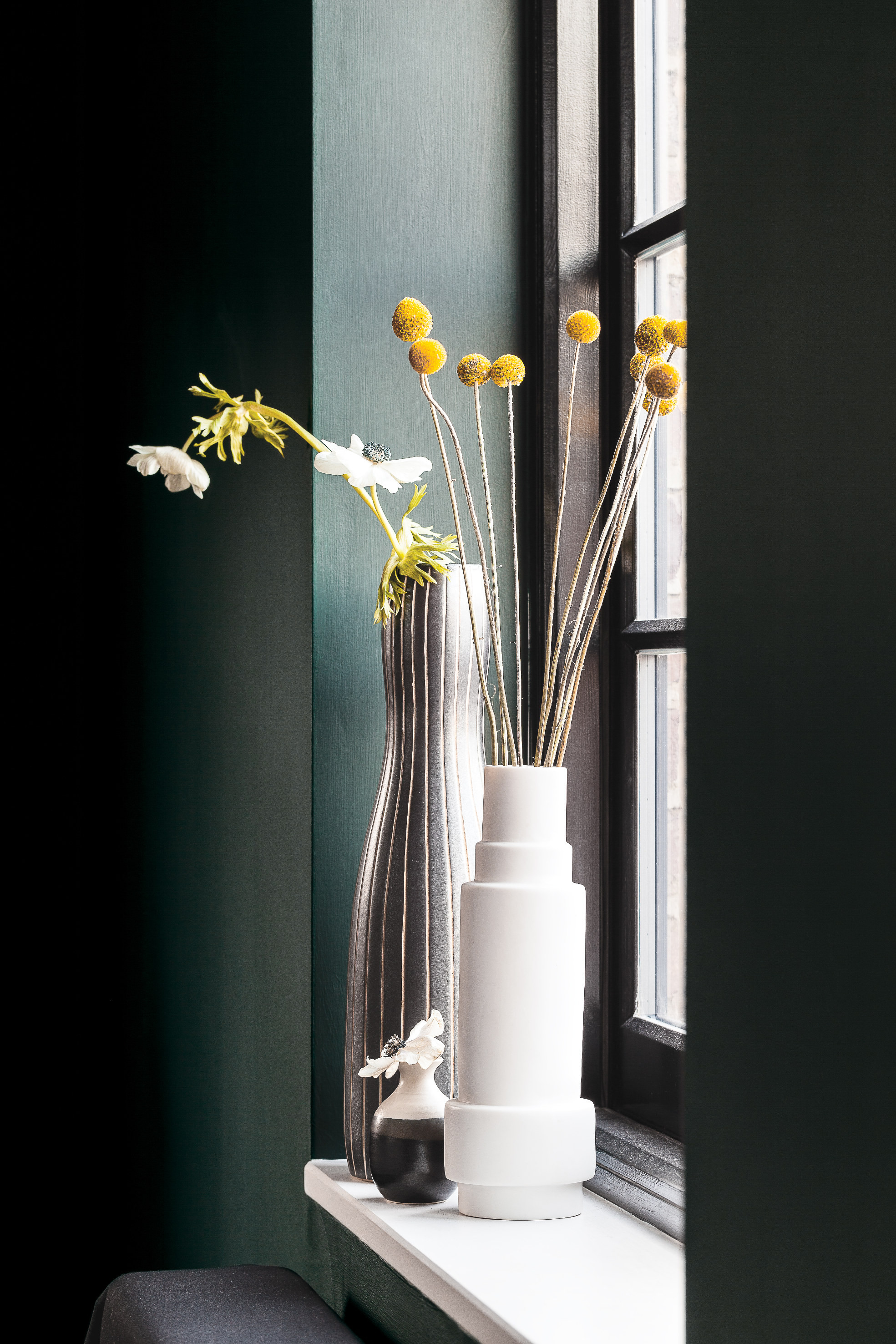 Grønne farger på soverom