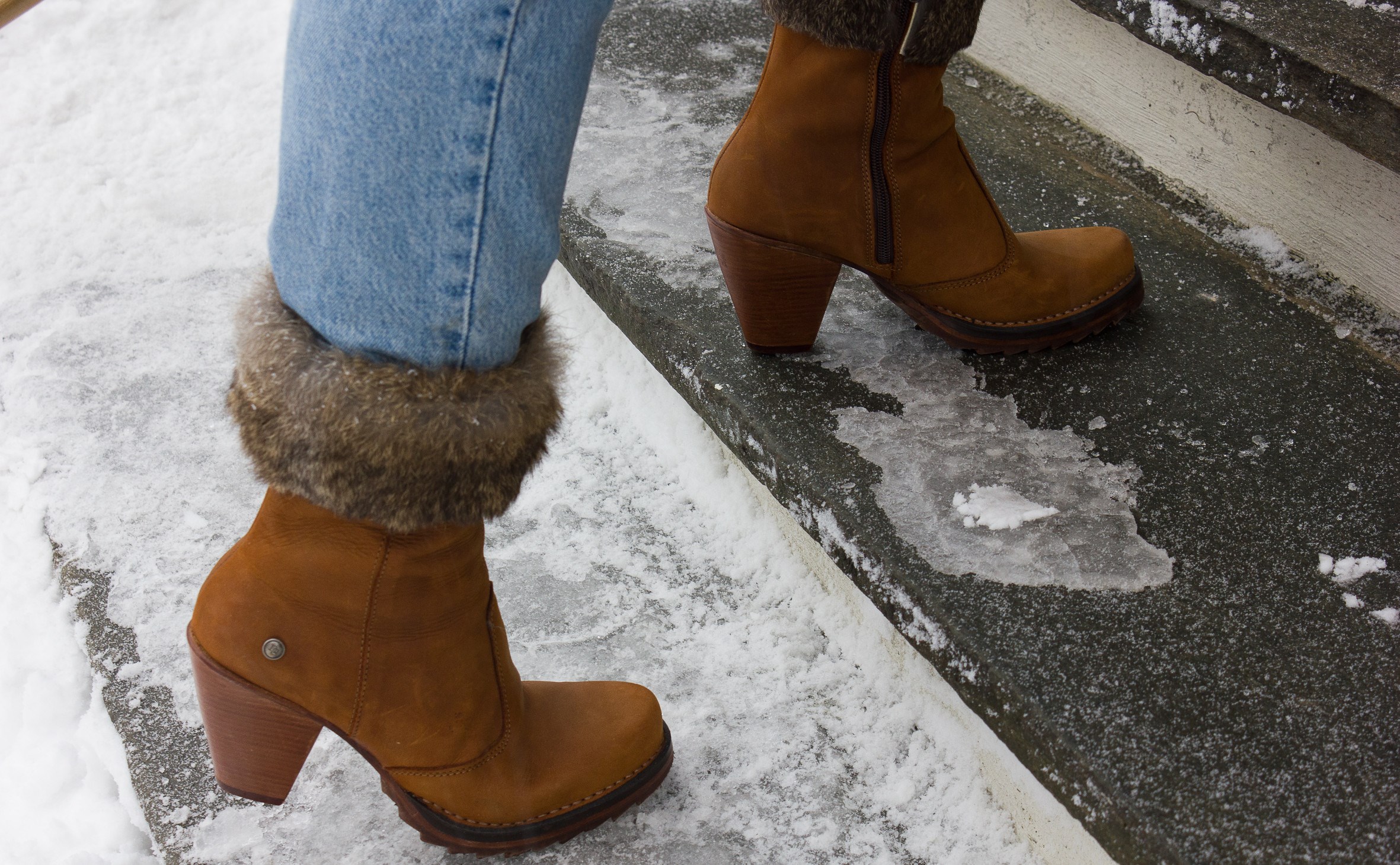 Gjør trappen trygg og isfri