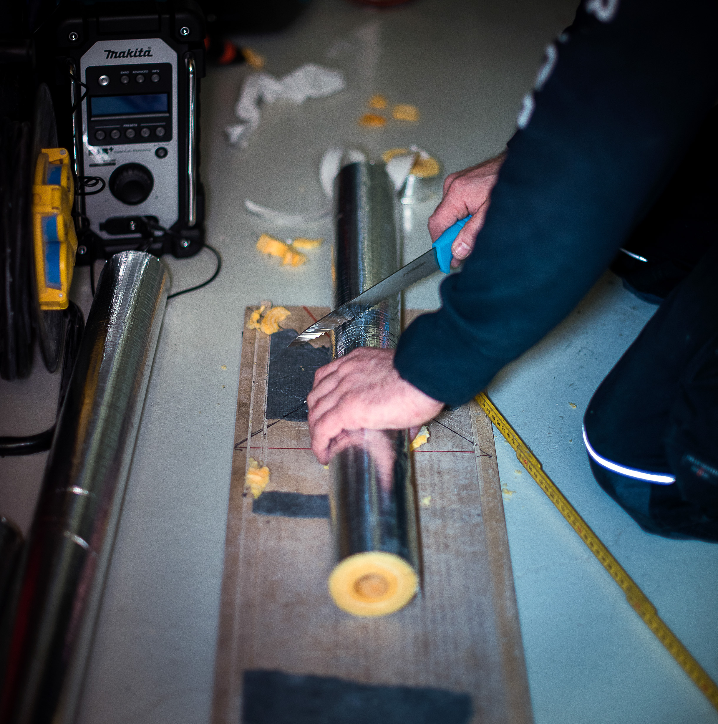 etterisolering av rør