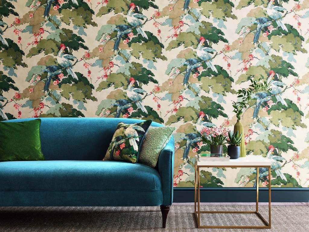 Tropisk tango med tapet og tekstiler