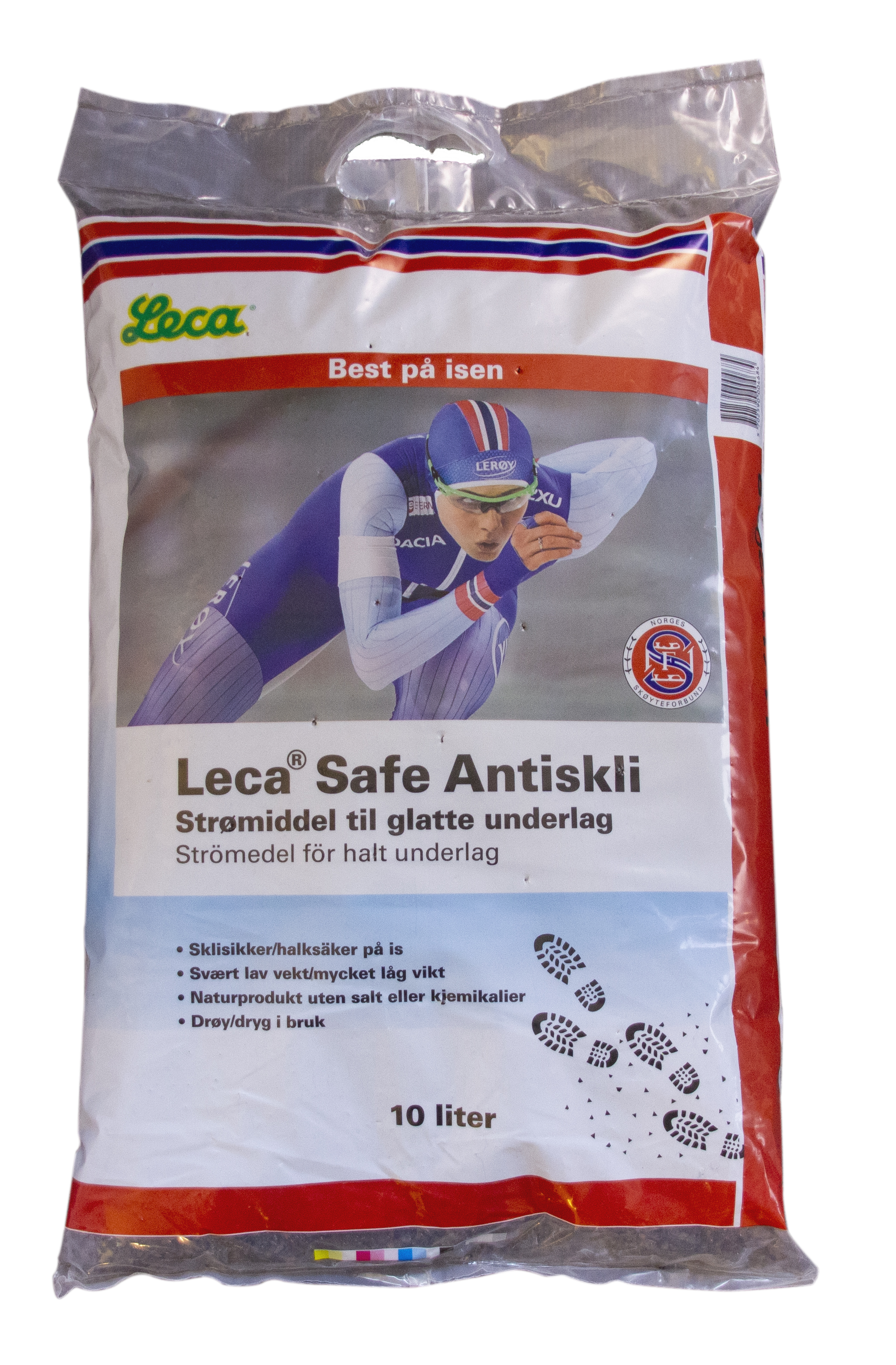 Leca-kuler mot glatte veier