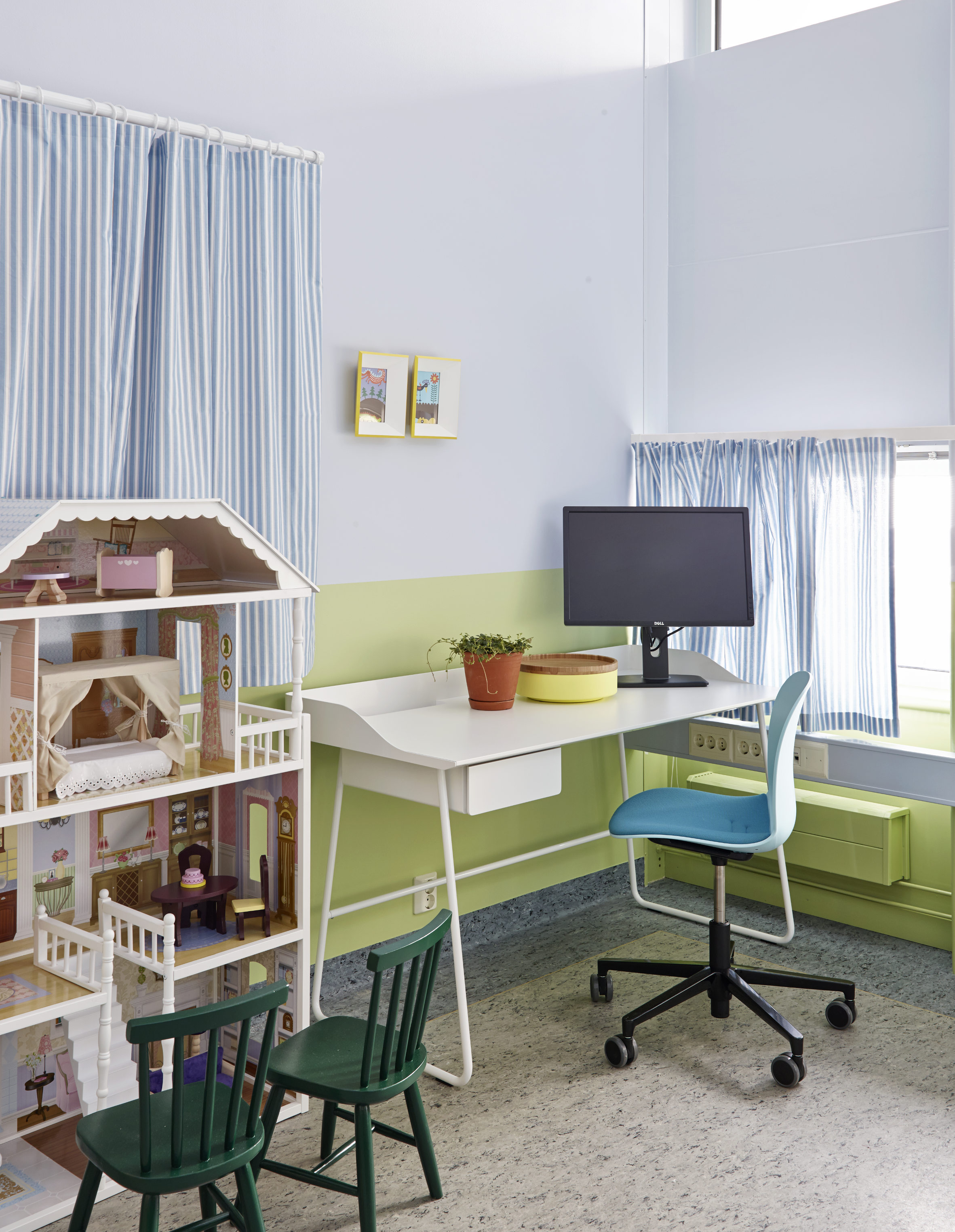 Oppussingen var et samarbeid mellom sykehuset, Stine Sofies Stiftelse og Fargerike.