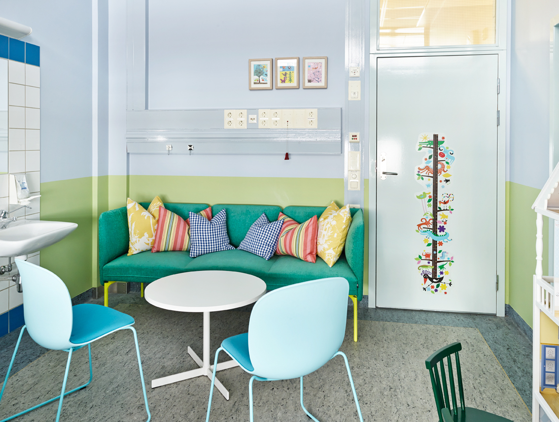 ULLEVÅL: I tiden som kreativ leder i Fargerike fikk Dagny, sammen med Stine Sofies Stiftelse, farger inn i undersøkelsesrom for barn mistenkt utsatt for seksuelle overgrep. (Foto: Fargerike)