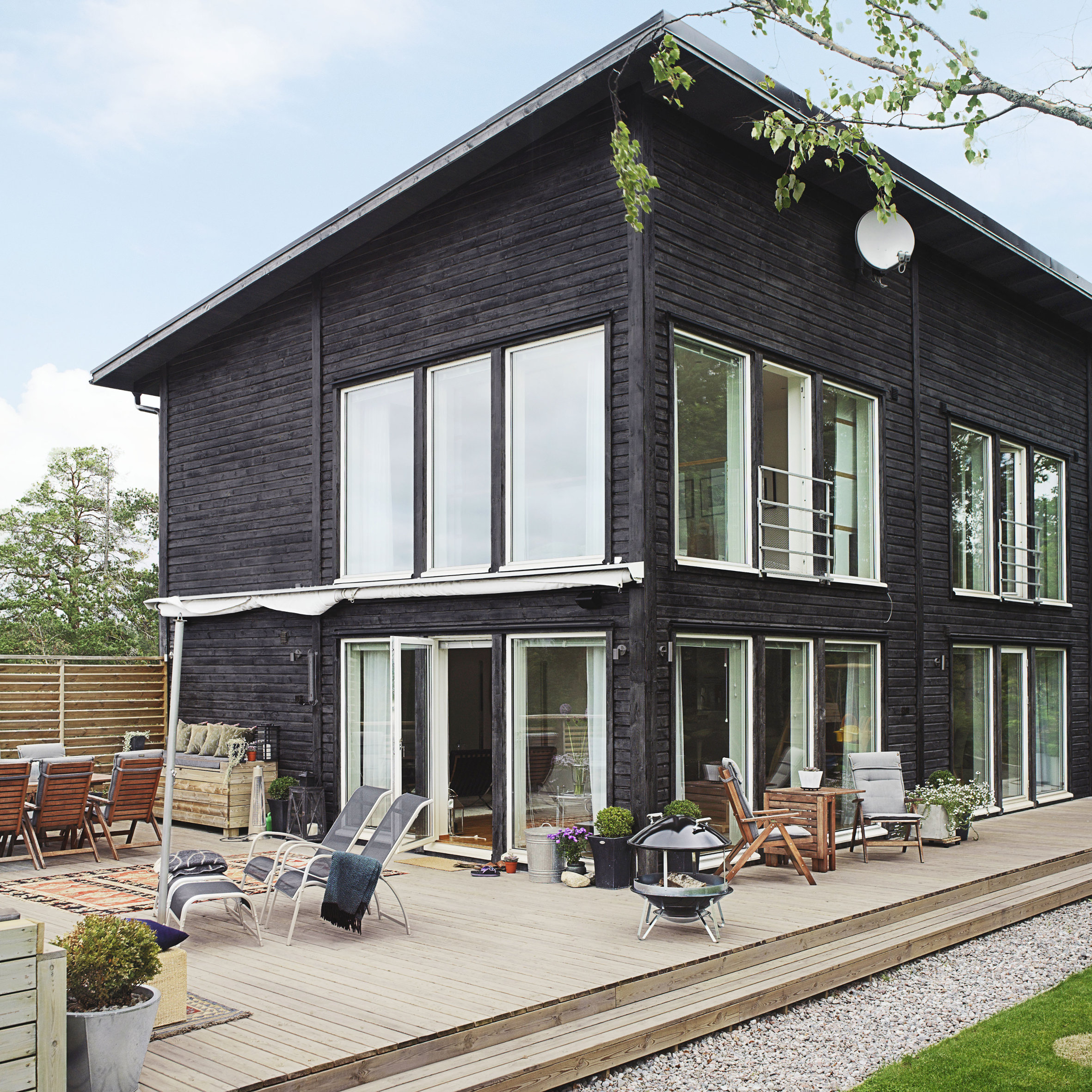 Uteplassen vedlikeholdes