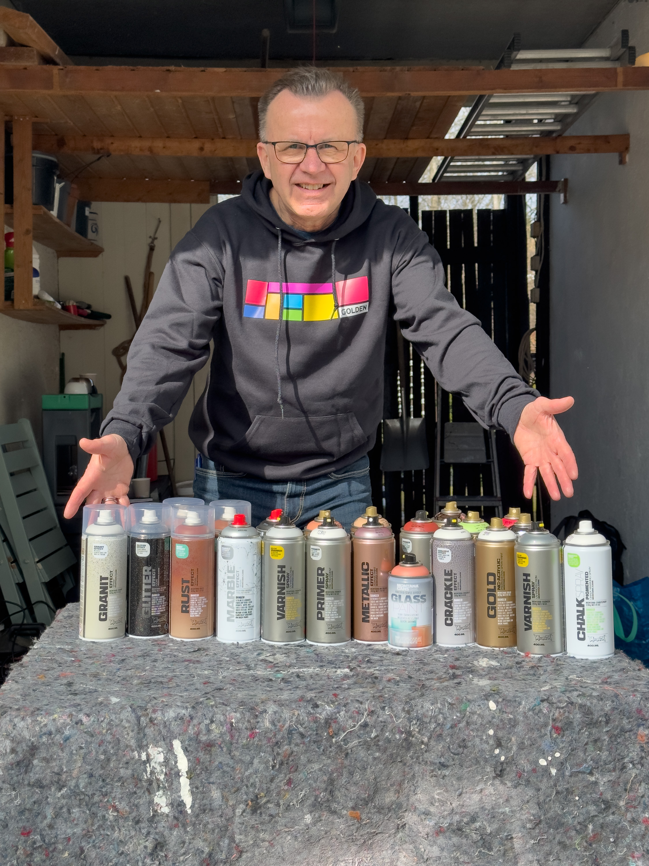 Øyvind Lunde, utvalg av spraymalinger