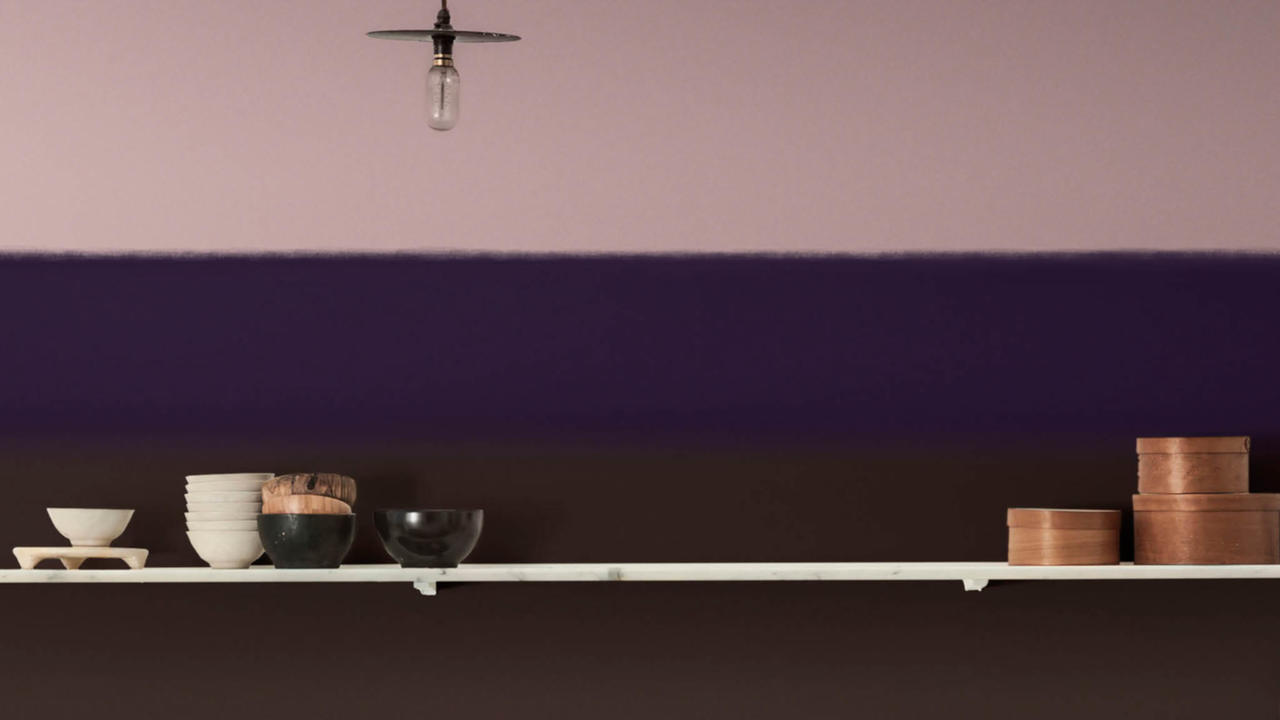 IFITV: Mal tofarget vegg med utvisket linje