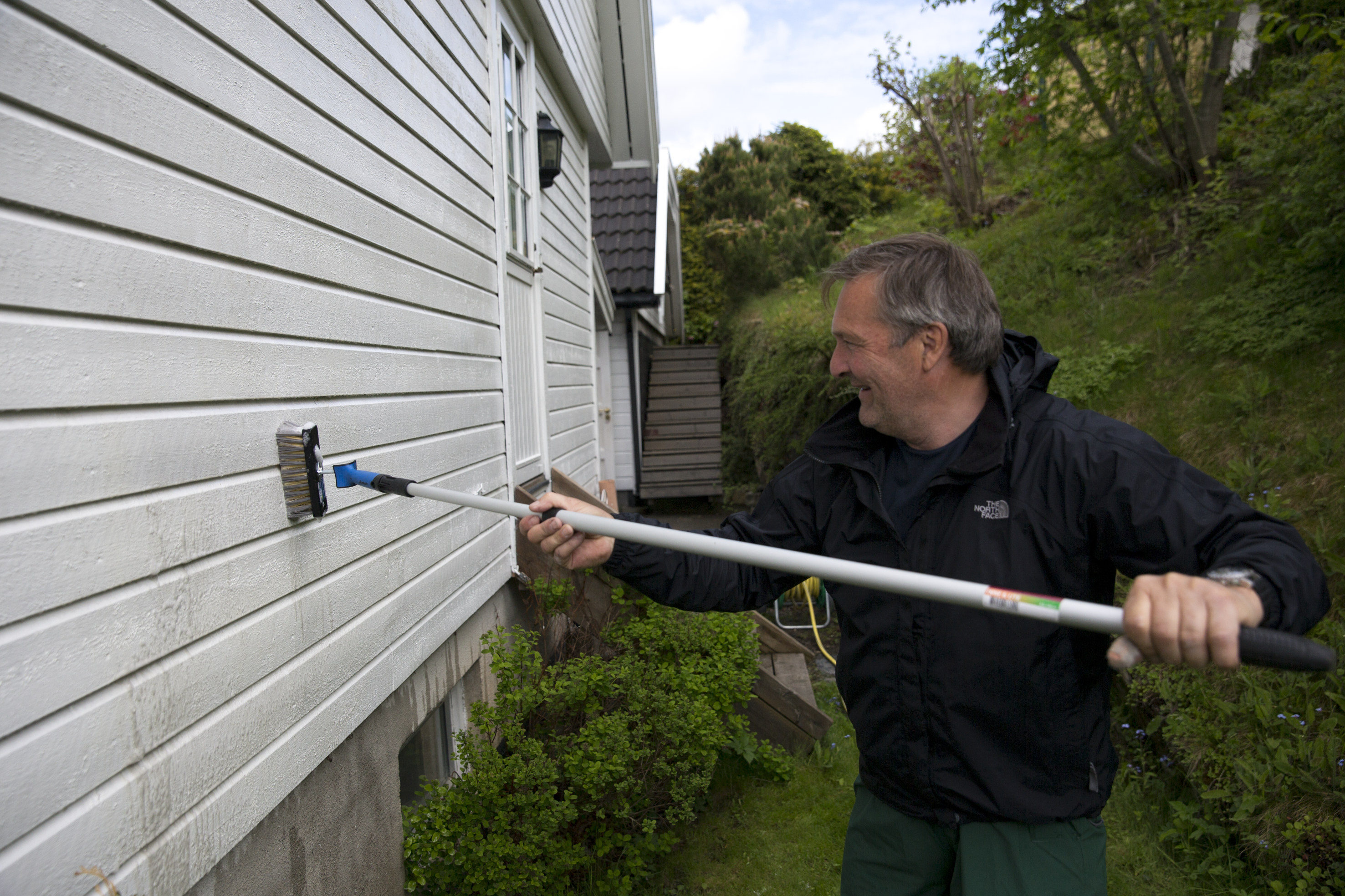 V&AElig;RMELDING: Overskyet og litt regn er det perfekte vaskev&aelig;ret. (Foto: Jordan)