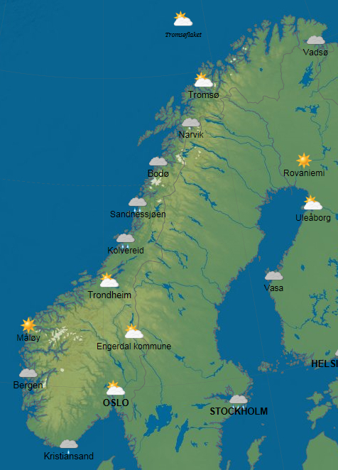 Du b&oslash;r alltid sjekke v&aelig;rmeldingen f&oslash;r du maler huset.