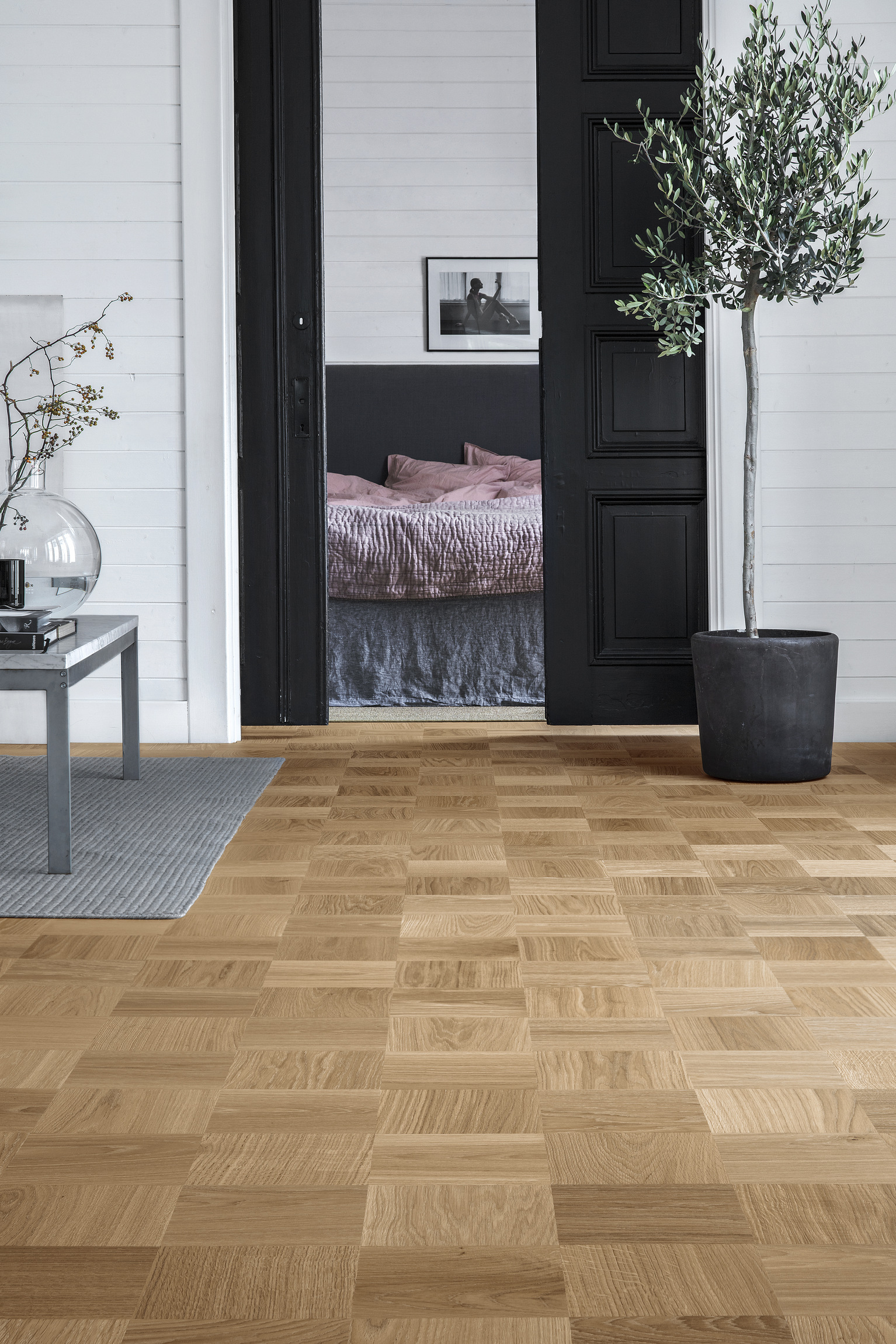 Vaske hardvoksoljet gulv