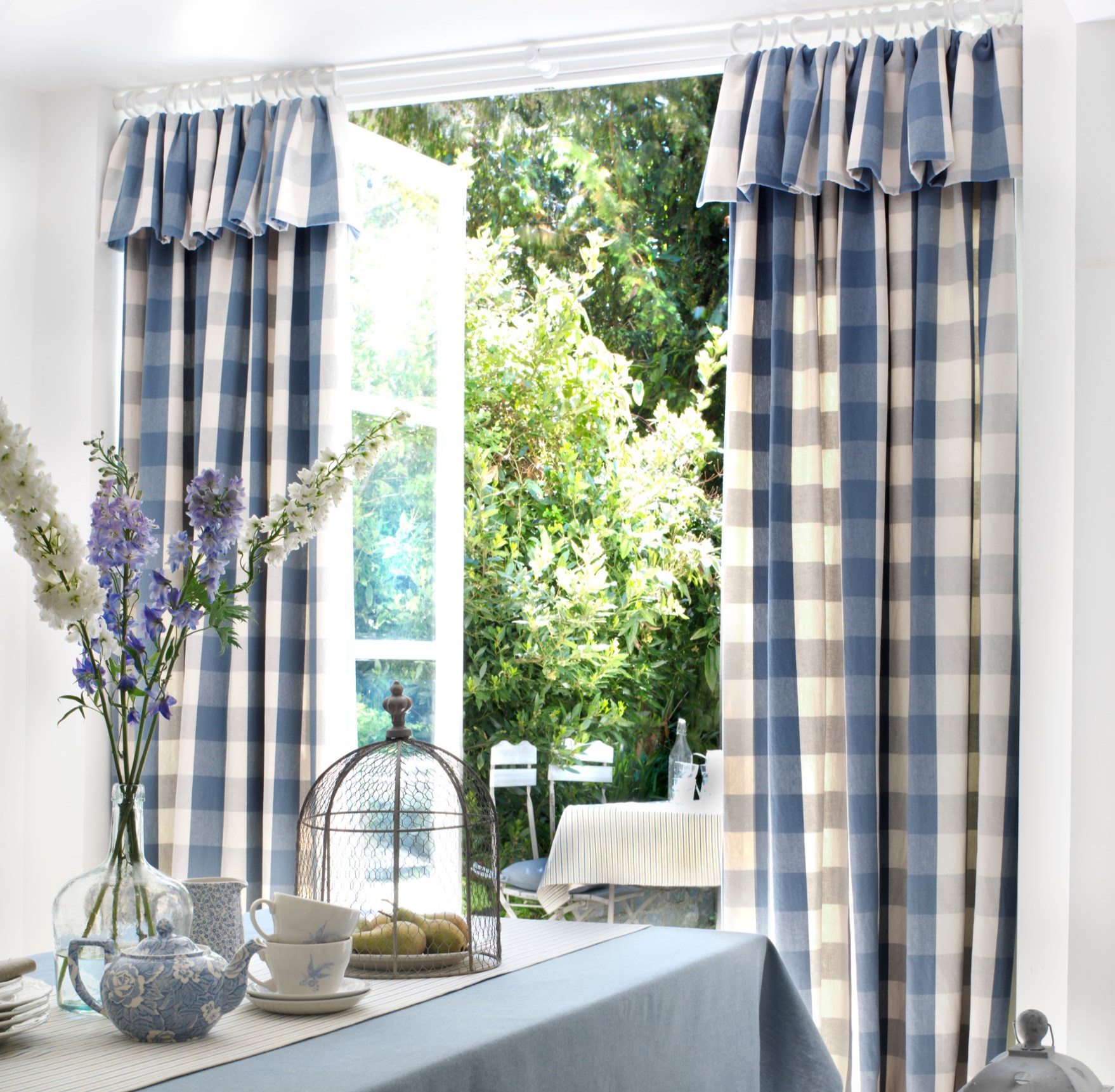 Vaske gardinstengene