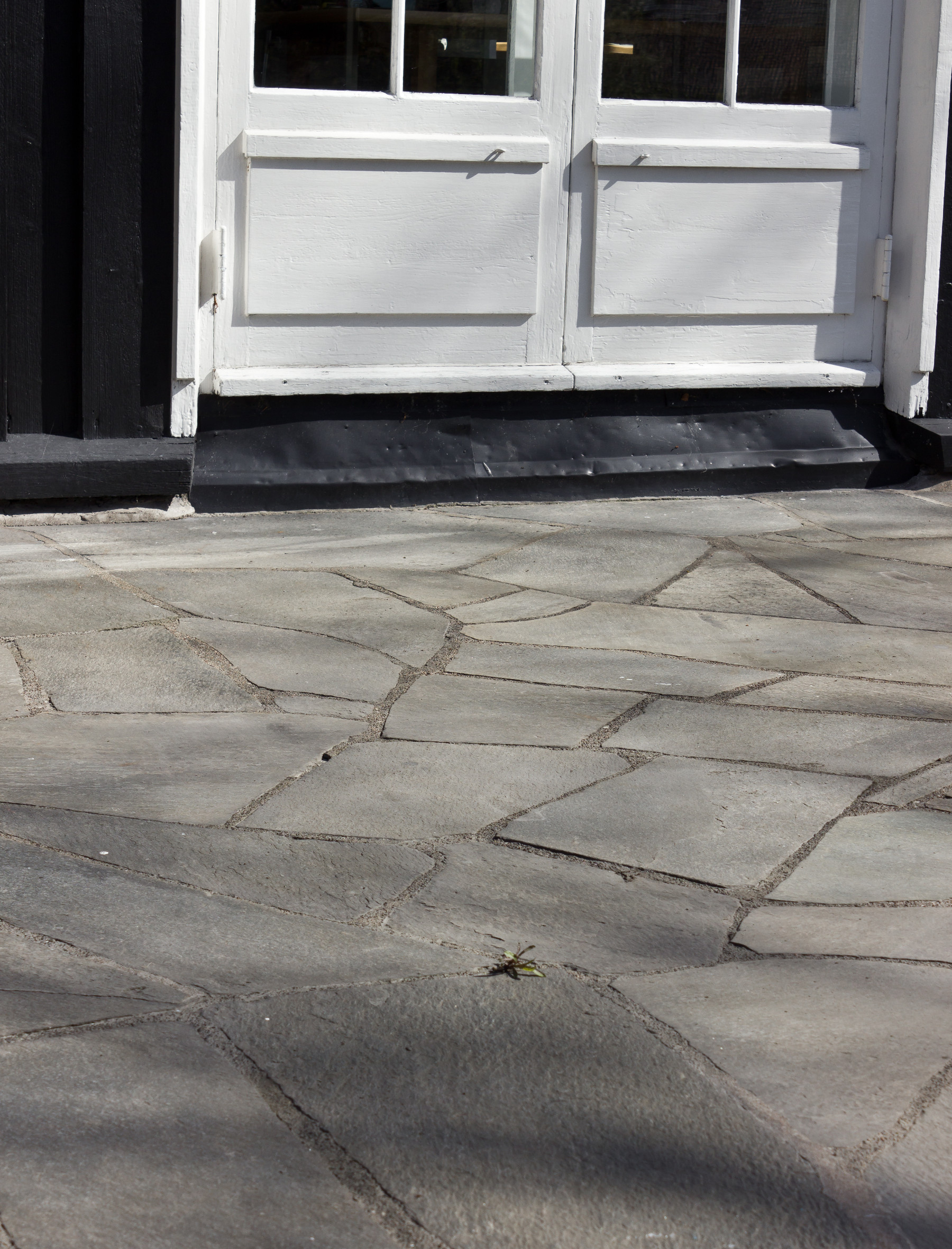 Vaske steinterrasse før