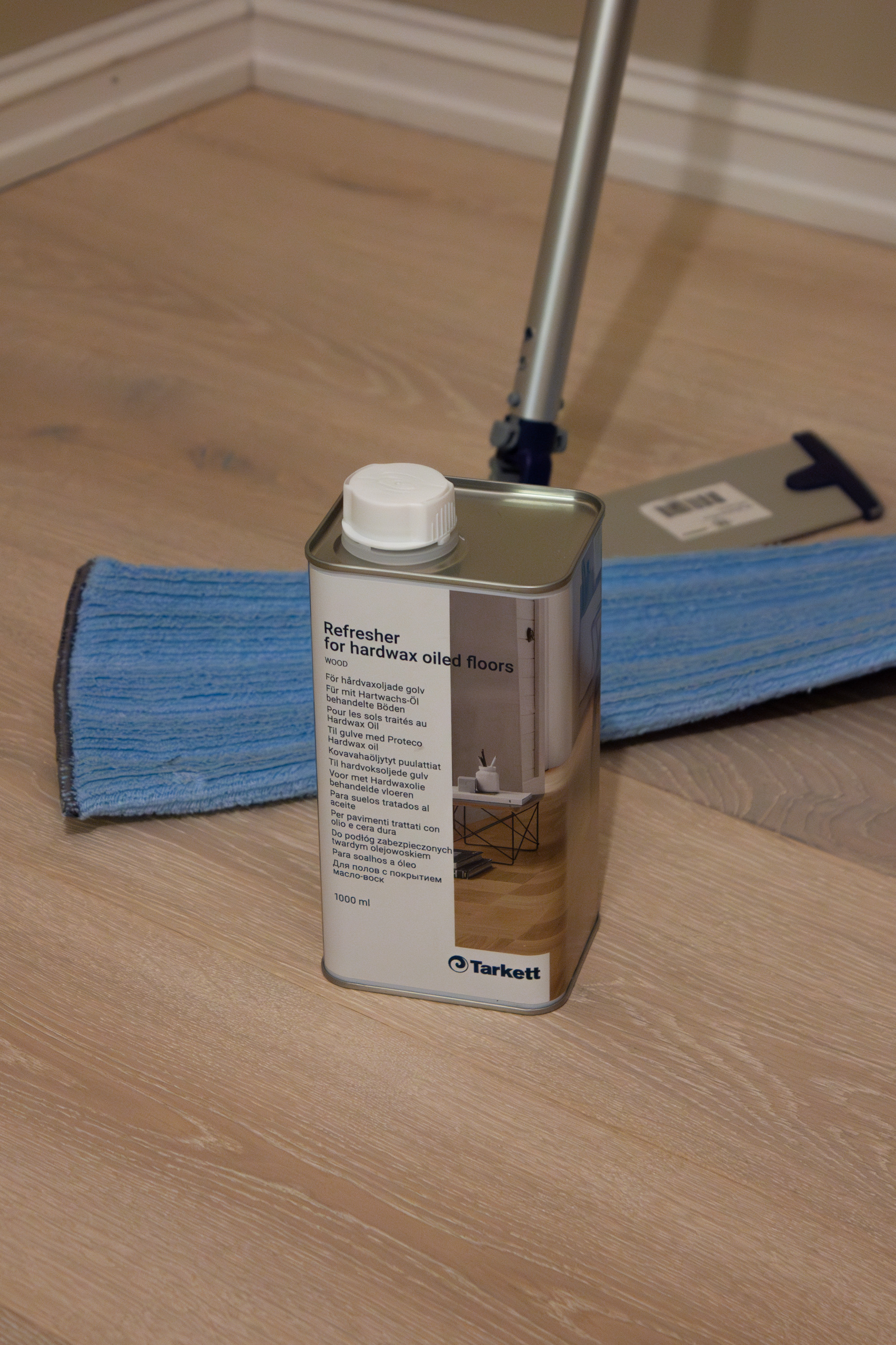 refresher for hardvoksoljet parkett