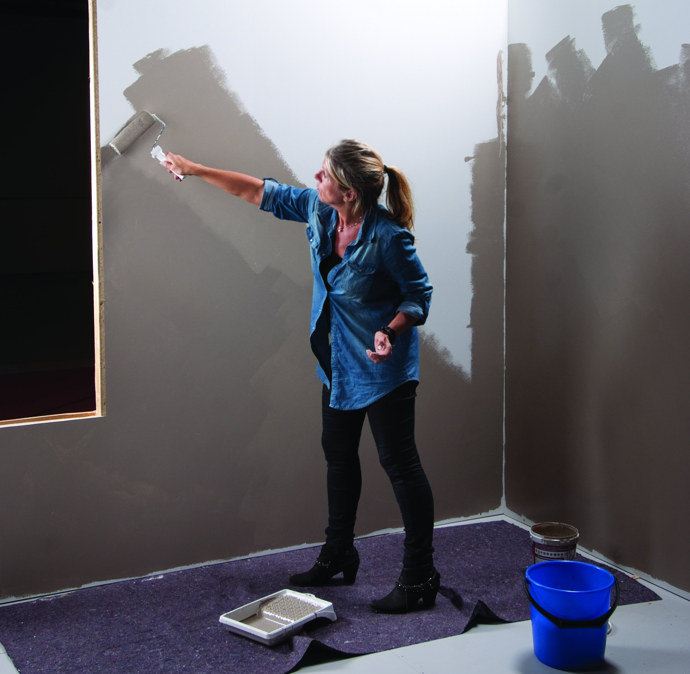 Maling og tapet uten sparkel