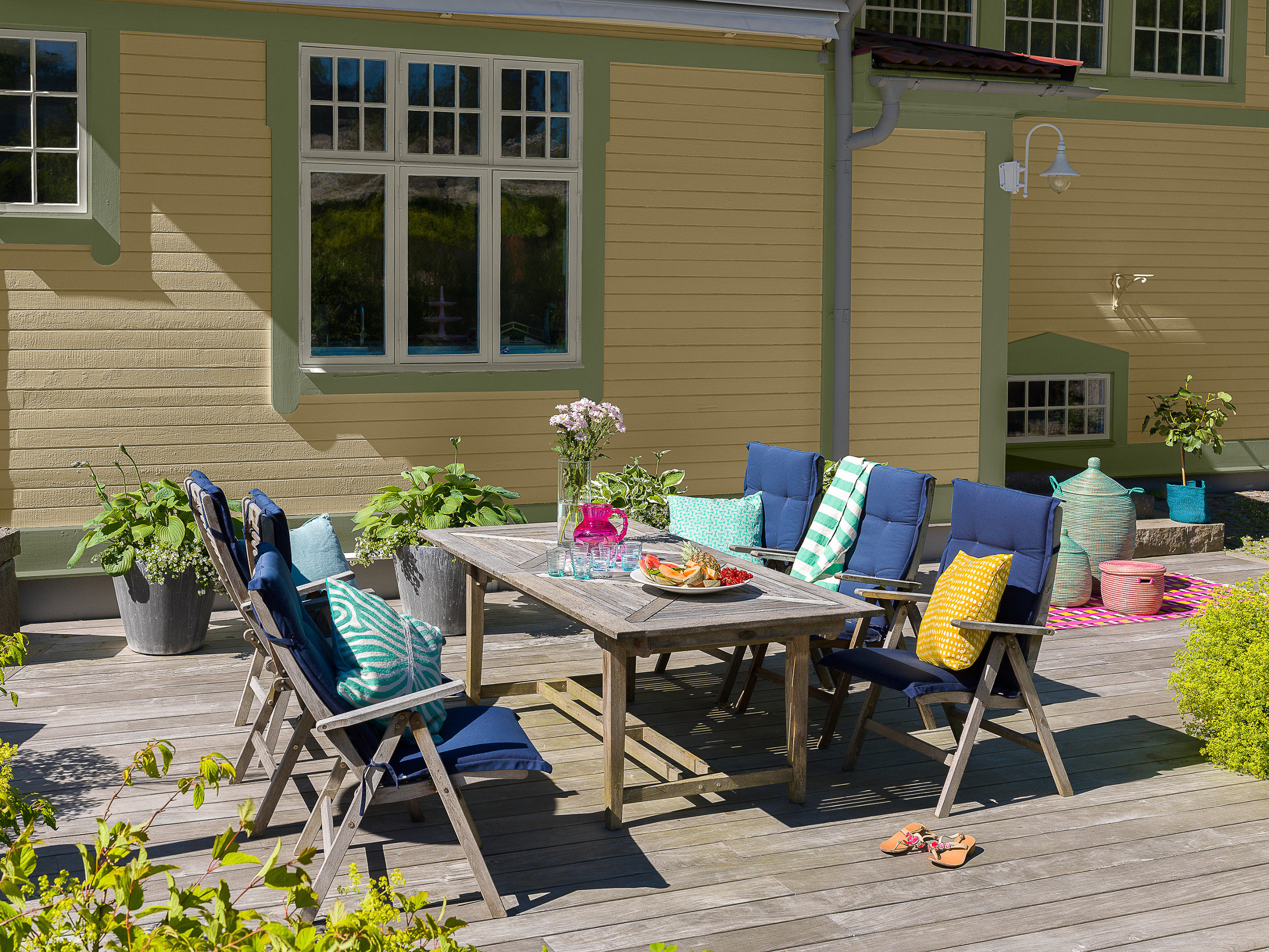 Sommeridyll på uteplassen