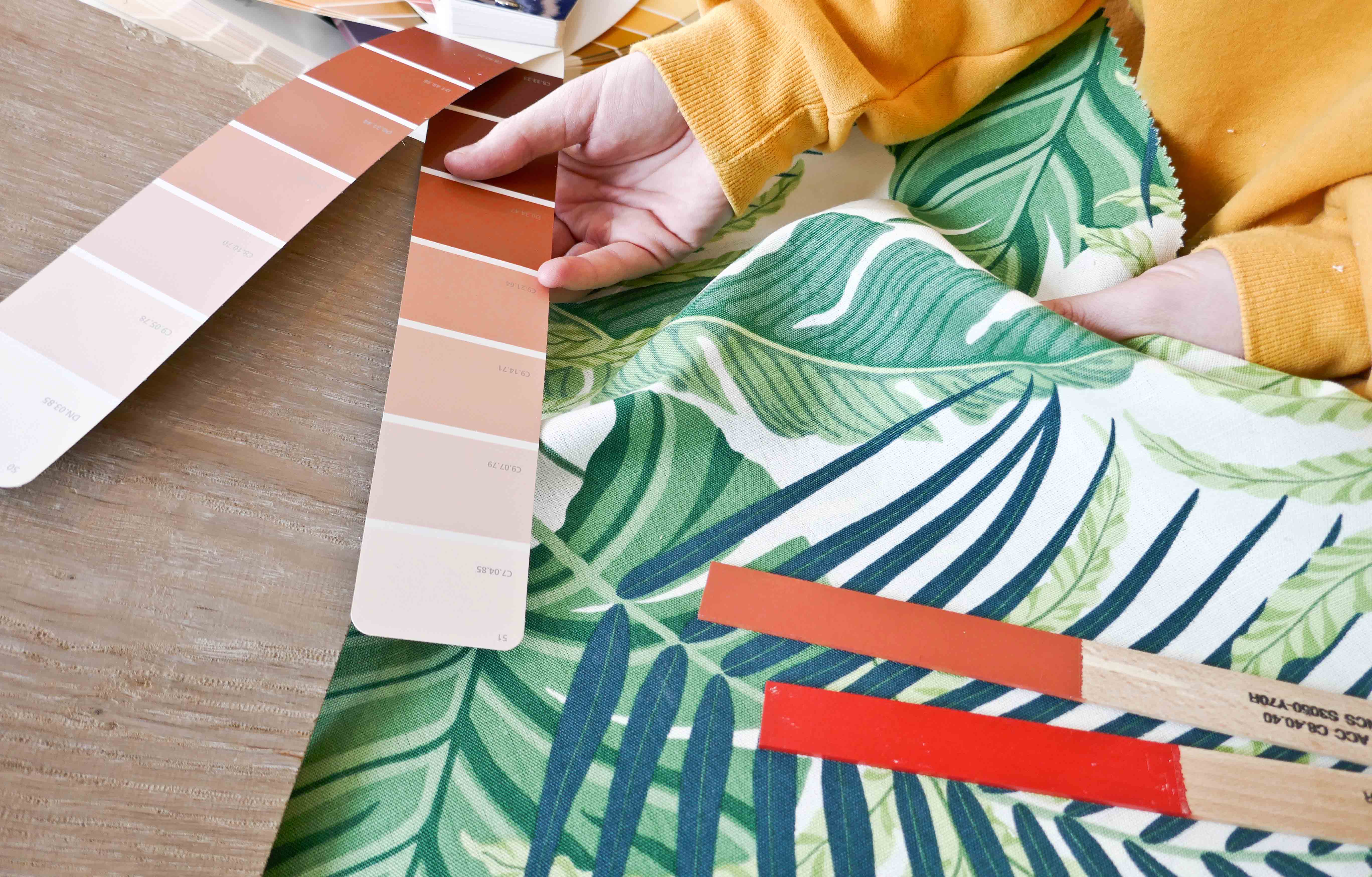 Vurder fargene mot gulvet