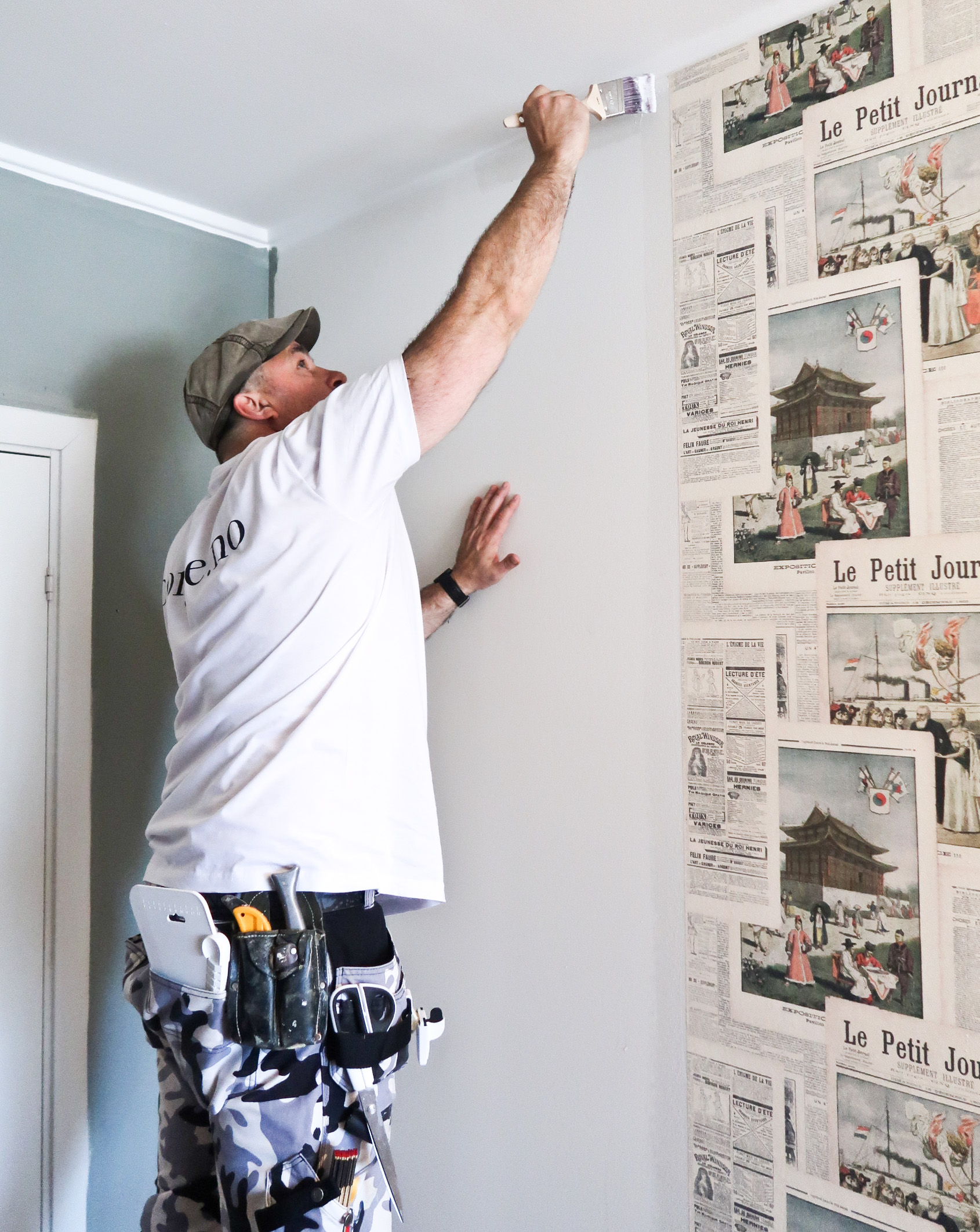 Tapetsere i tak og hjørner