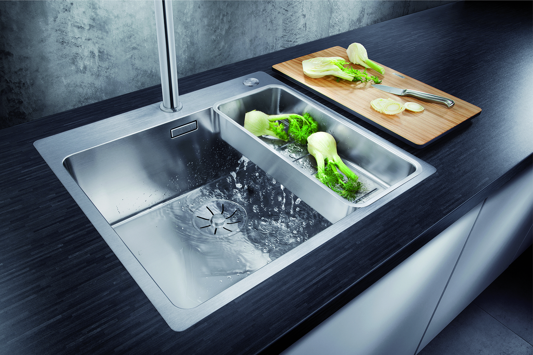 Ekstra funksjoner til kjøkkenvask