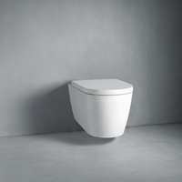 matt hvitt toalett fra duravit