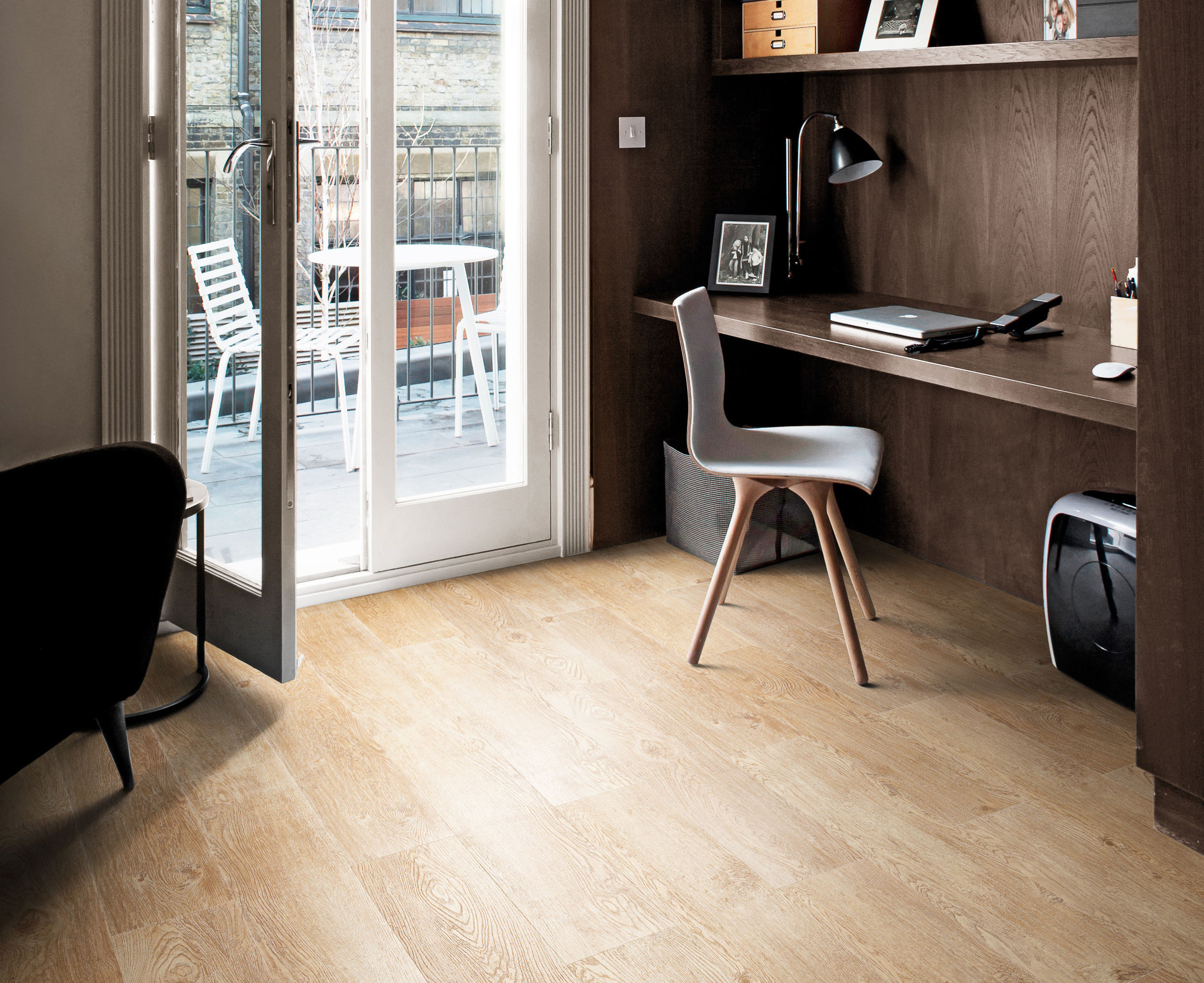 Hydrocork kan se ut som et hvilket som helst annet gulv, samtidig som det innehar alle de gode egenskapene til et korkgulv.