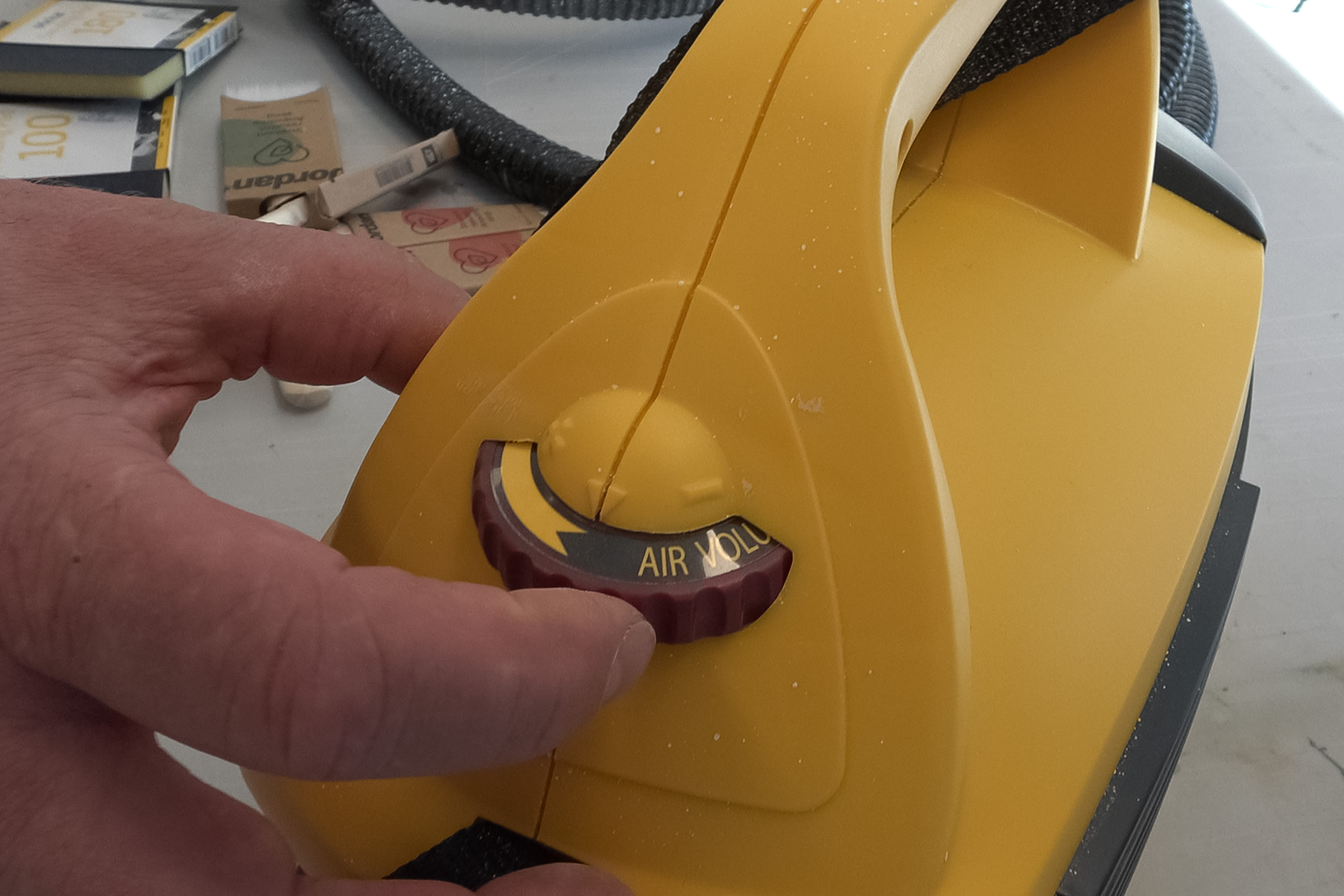 volumkontroll sprøytemale