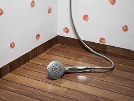 Våtromsbelegg er flotte gulv til badet, både på grunn av komfort, utseende og fukthensyn.