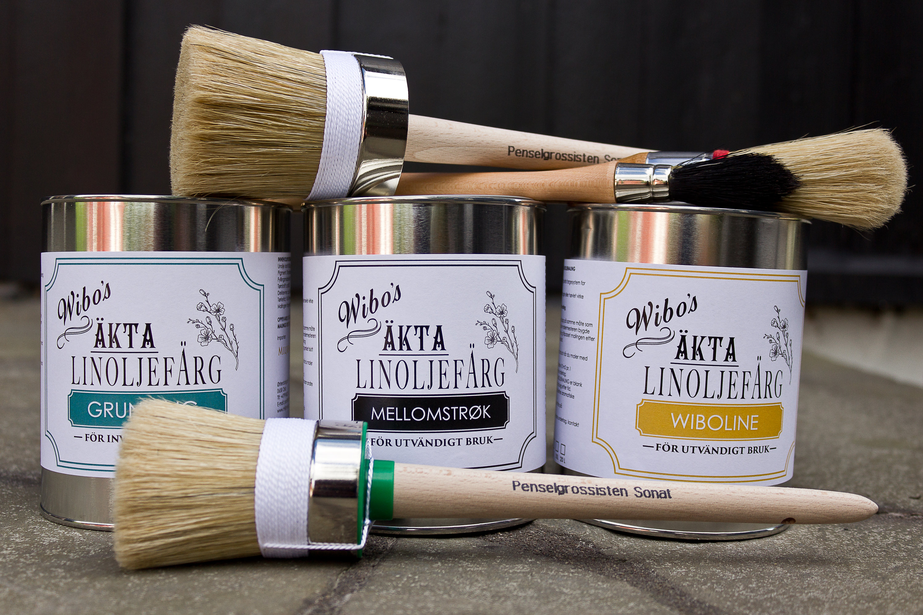 Tradisjonen tro med linoljemaling