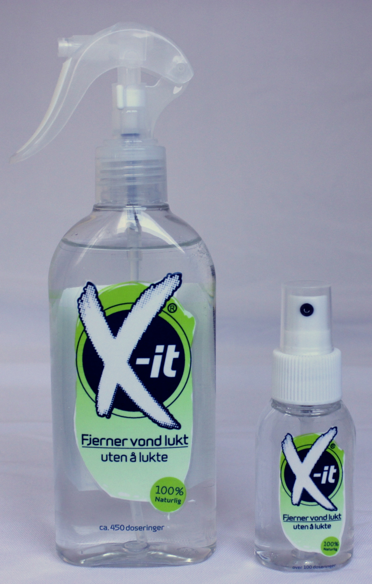 Slik ser X-it ut i dag! Finnes i 50ml og 200 ml flasker.